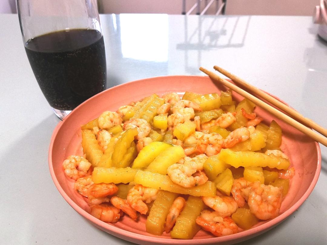 孜然土豆虾仁
