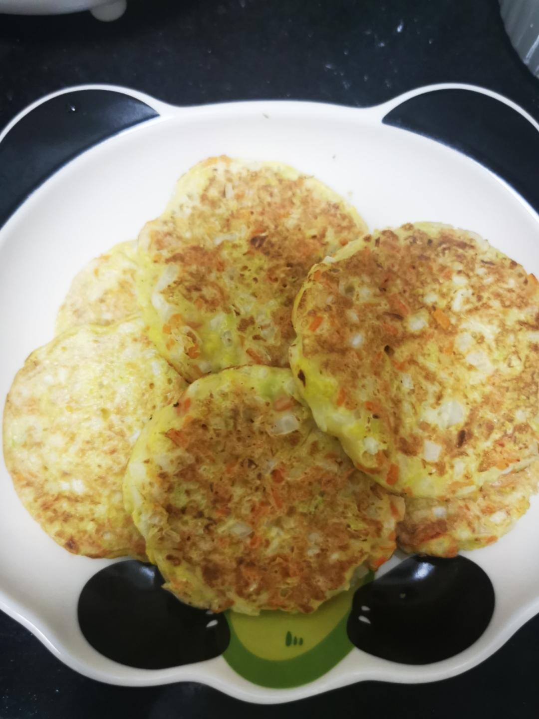 娃娃菜鸡蛋饼