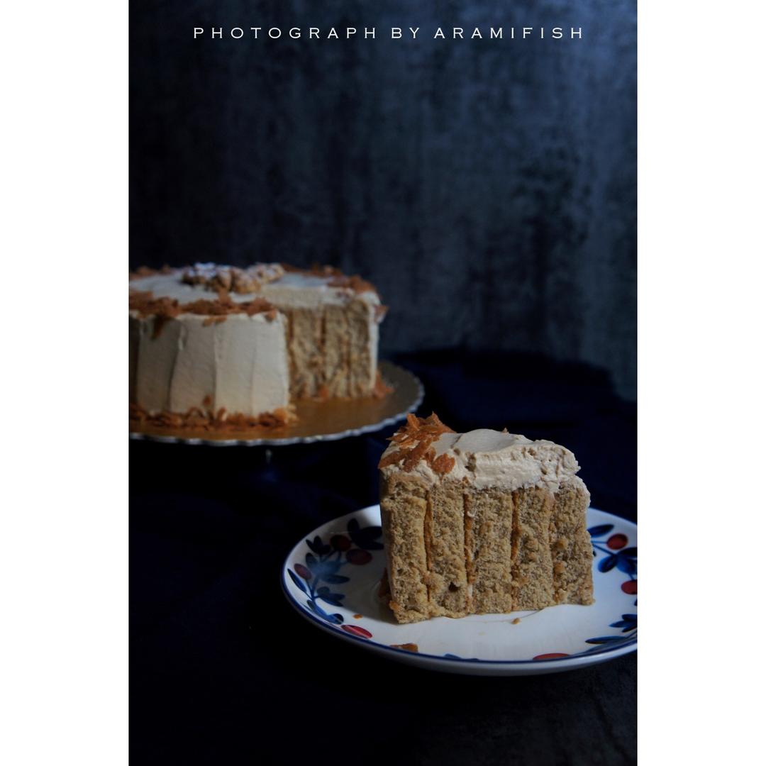 摩卡漩涡树桩造型蛋糕卷