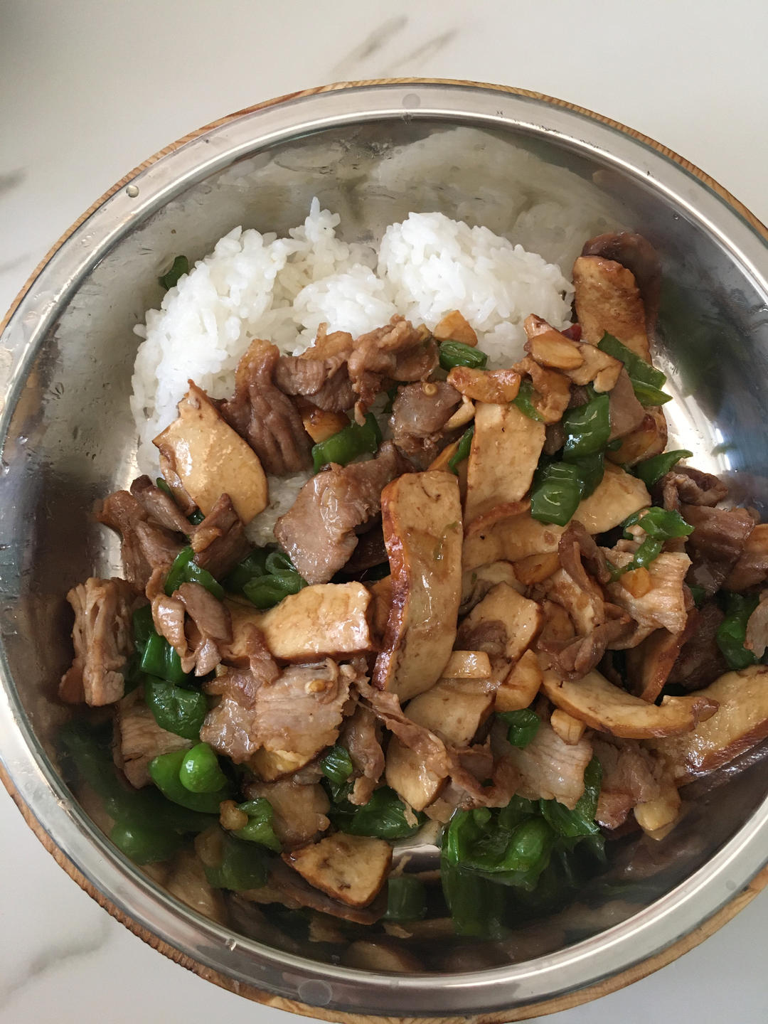 青椒炒豆干