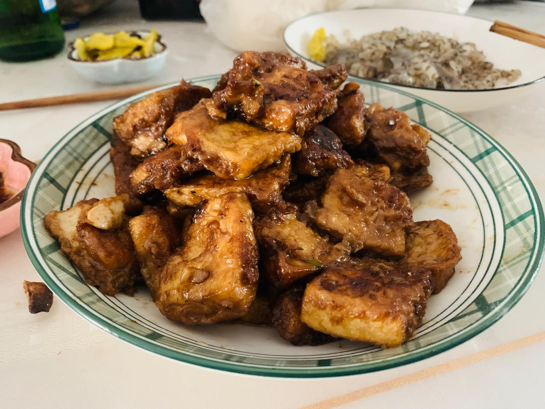 无敌好吃的香煎豆腐