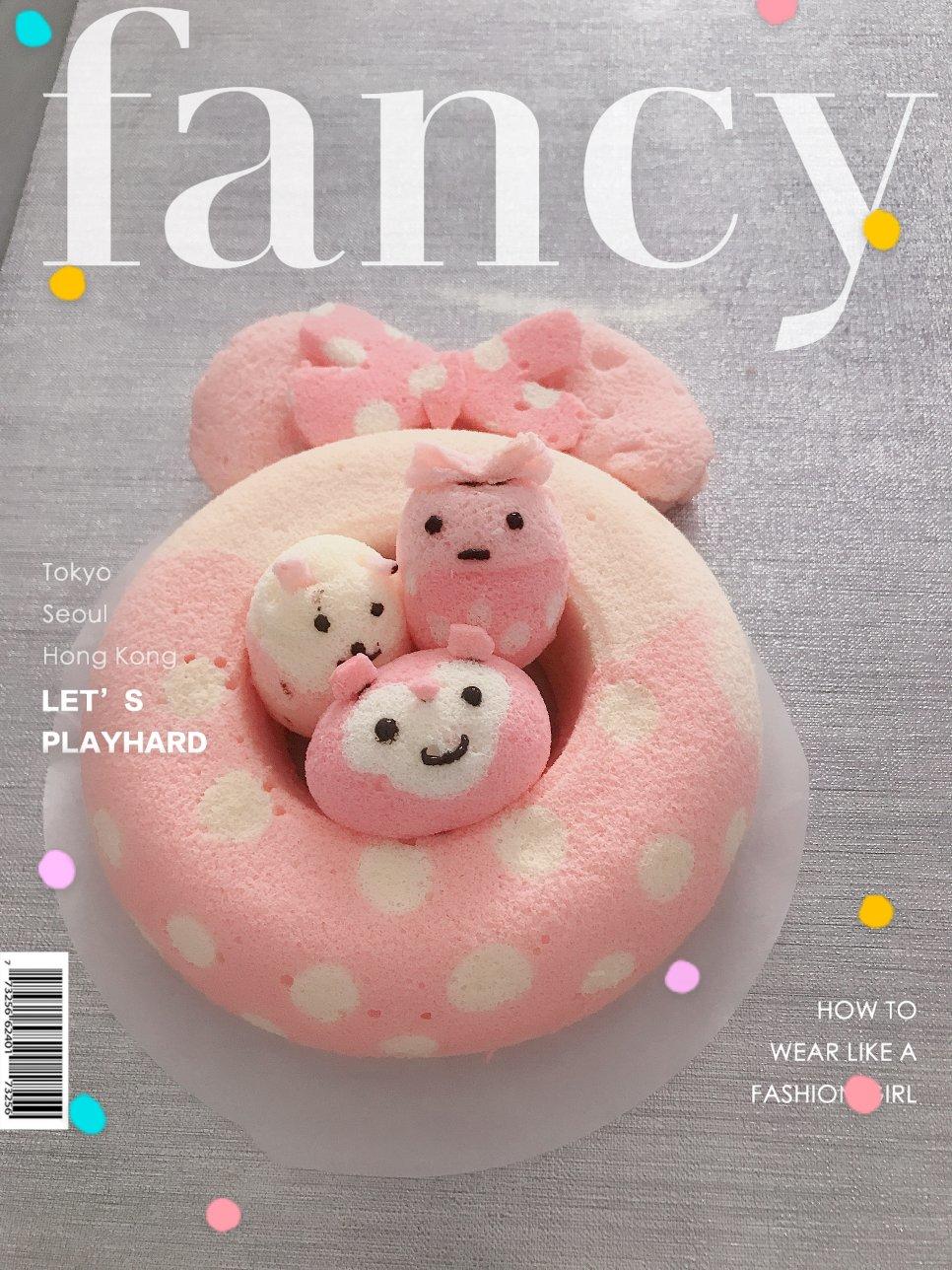 卡通戚风教程｜史上最可爱的维尼和小猪戚风蛋糕