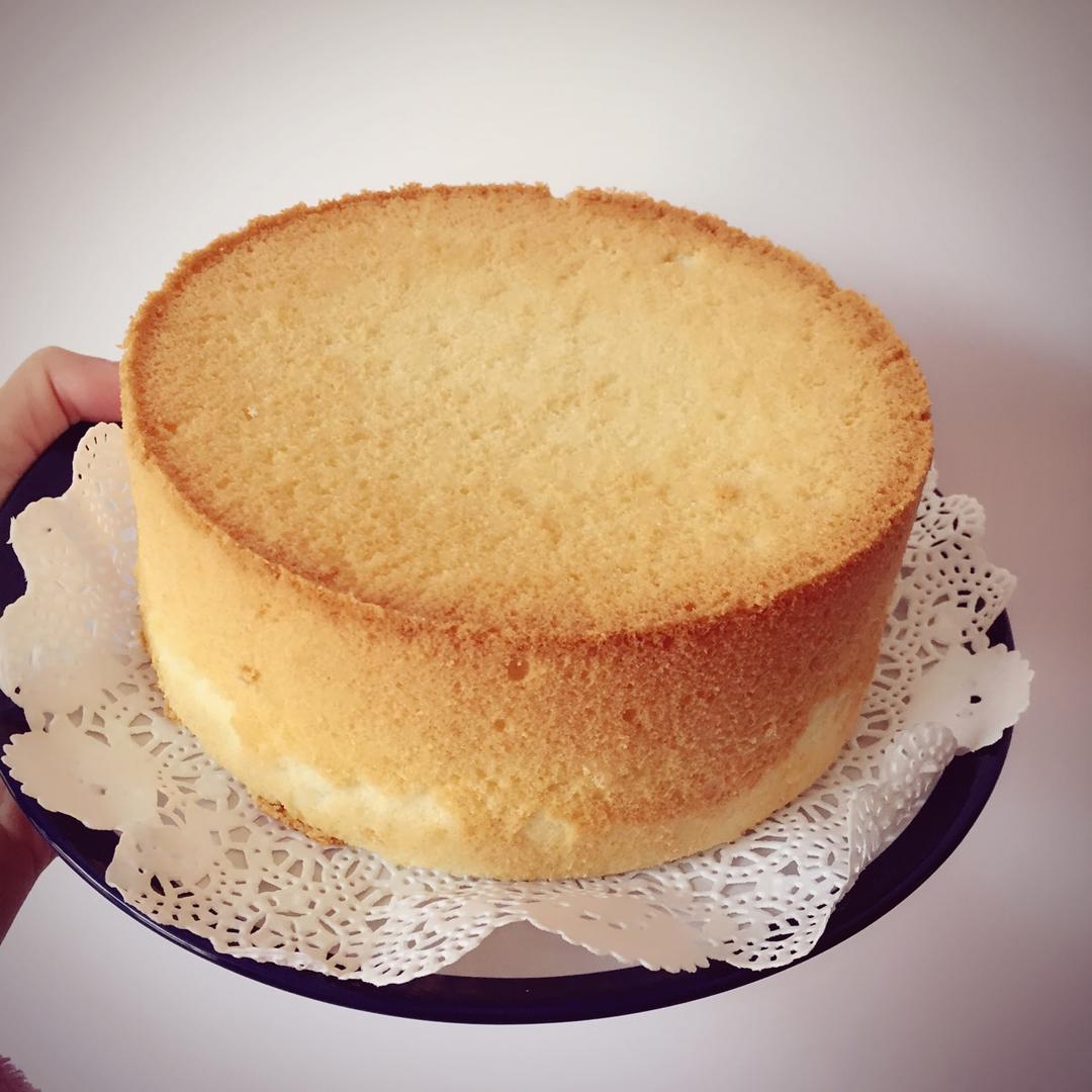 6寸原味戚风蛋糕