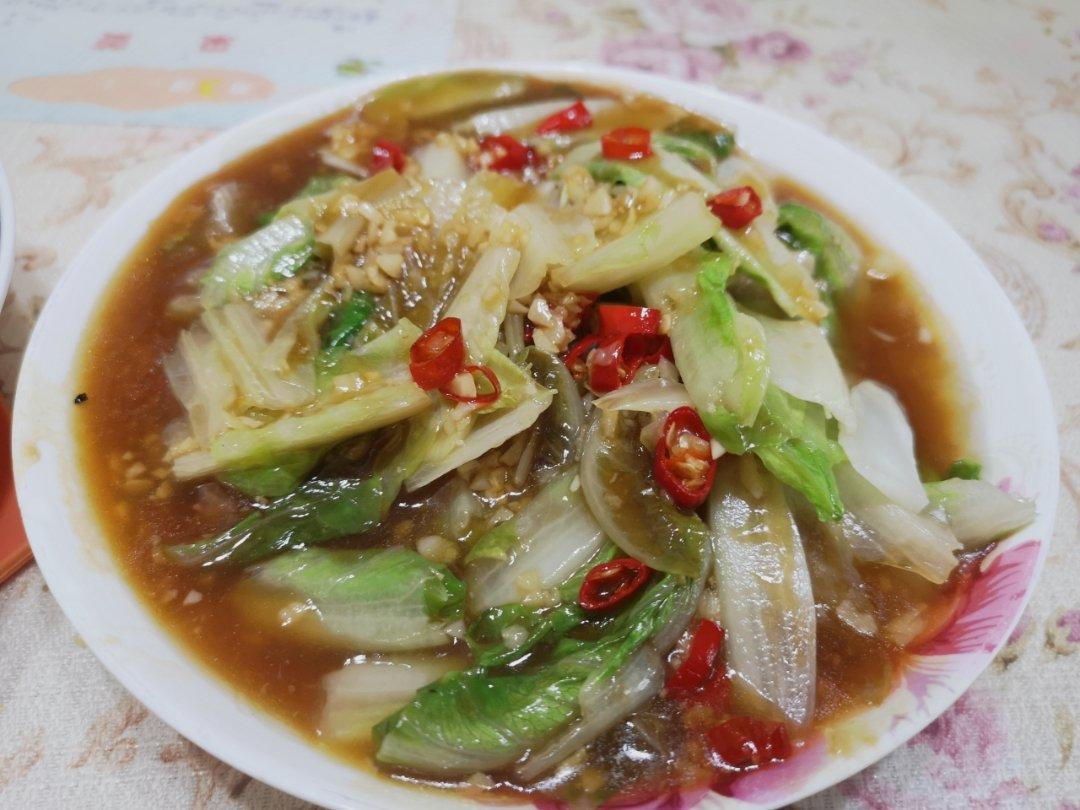 低脂蚝油生菜