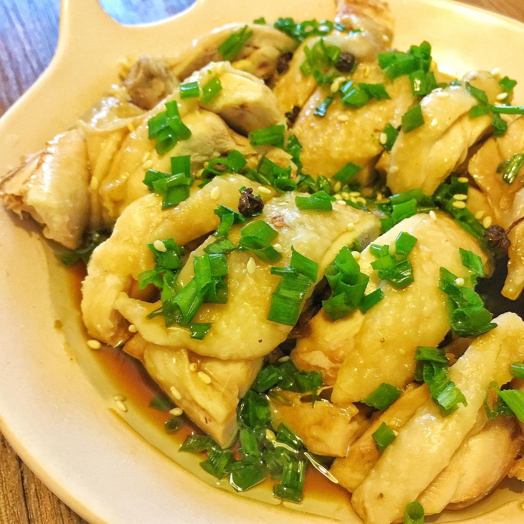 小zhu爱爱爱面食做的葱油鸡腿