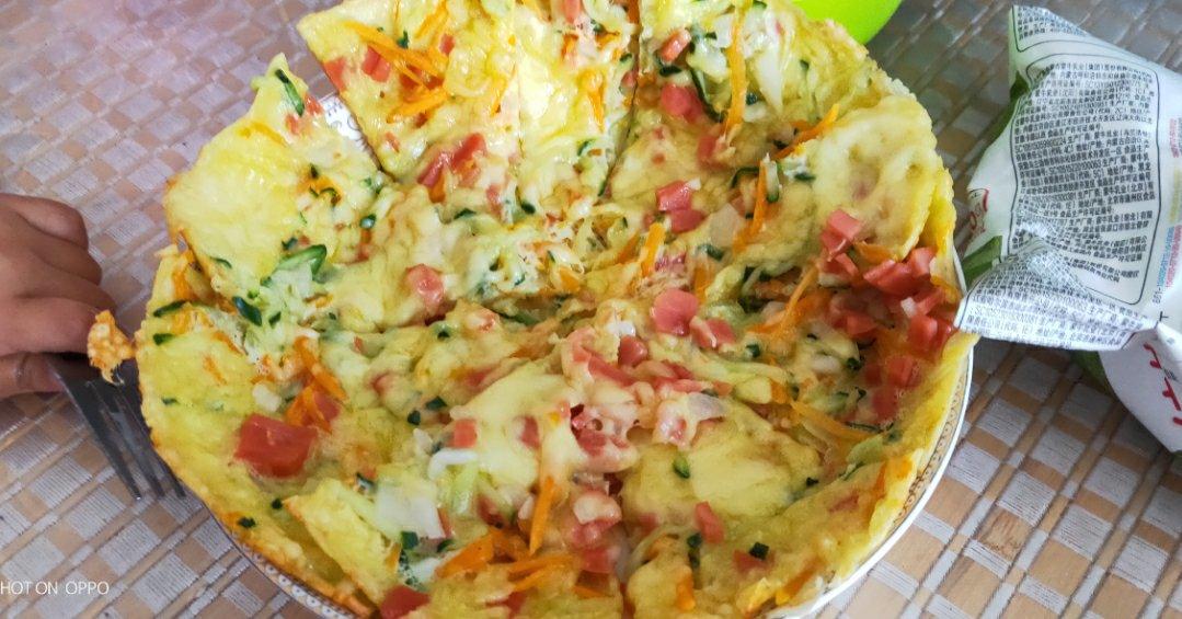 快手早餐～芝士五彩煎蛋