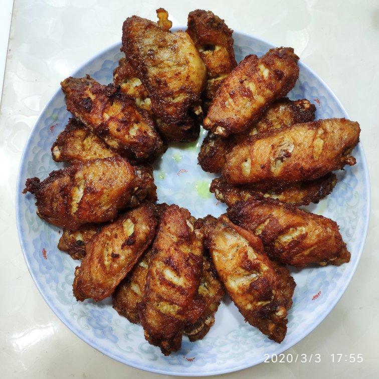 吮指咖喱香煎鸡翅 太阳谷食谱