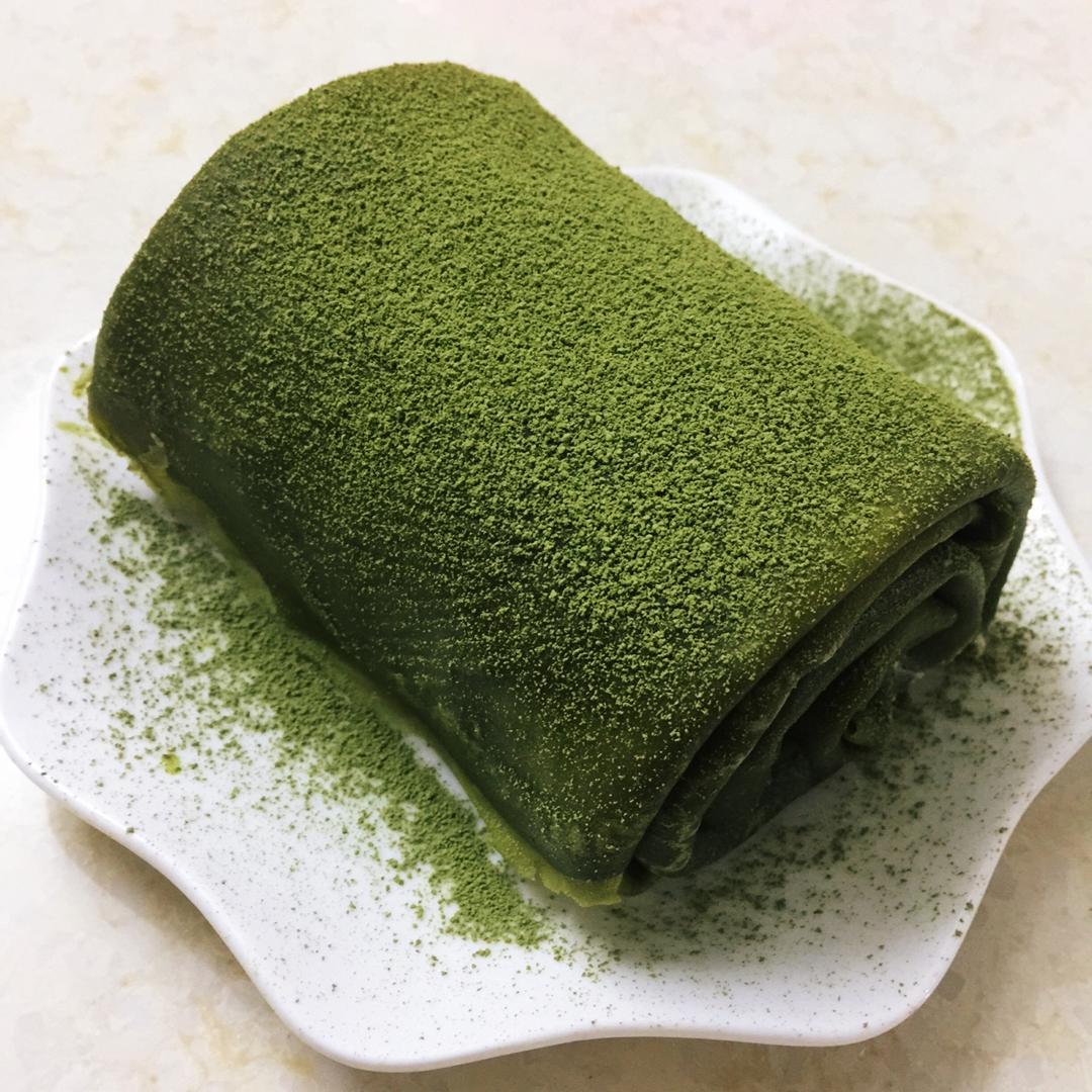 网红食谱│抹茶毛巾卷