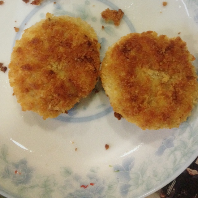 可乐饼 （肉末洋葱土豆饼）