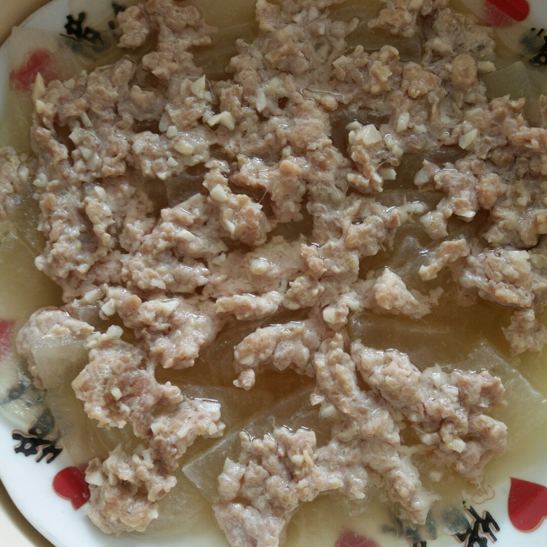 肉末蒸冬瓜