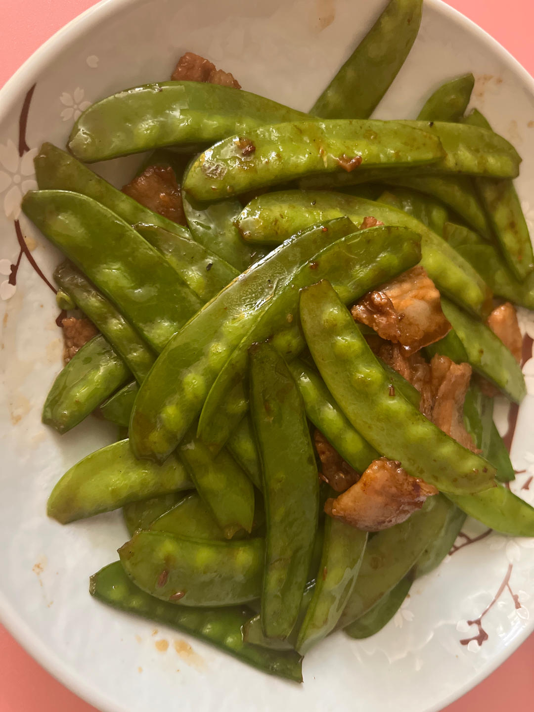 爱吃瘦肉别错过【荷兰豆炒肉】