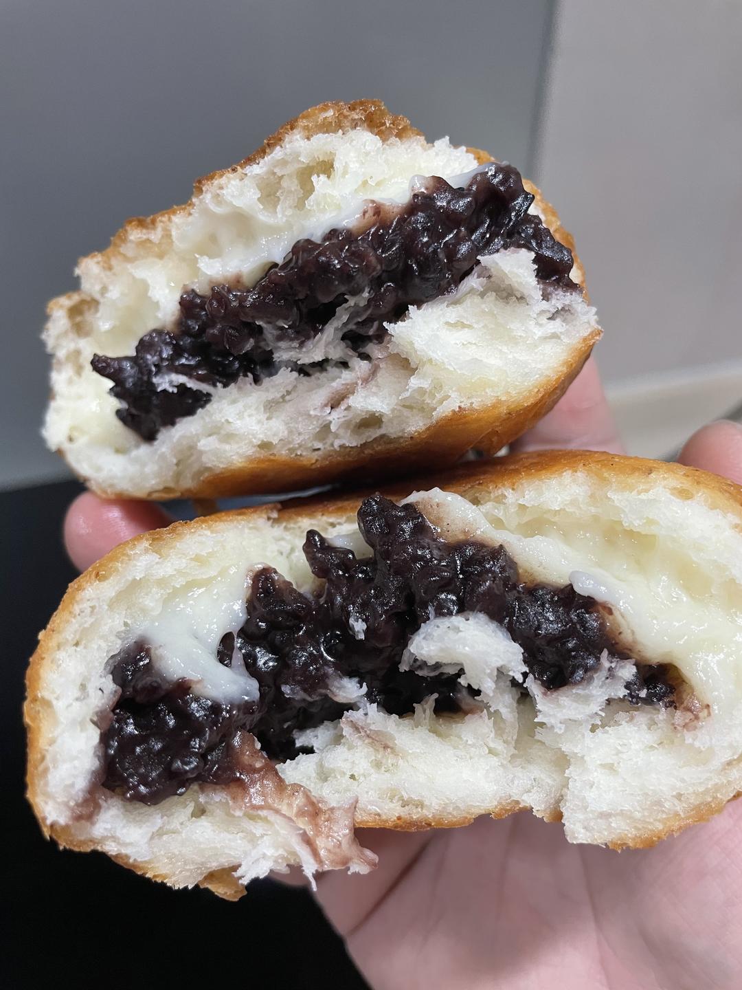 麻薯紫米包的做法