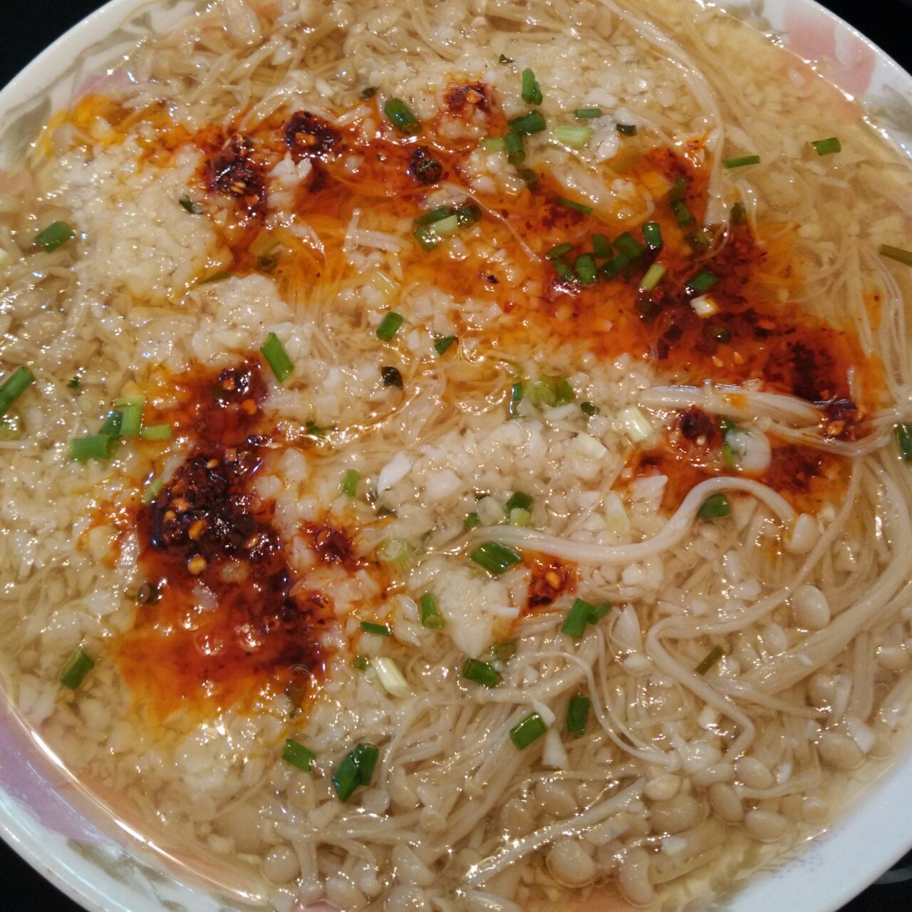 蒜蓉蒸金针菇