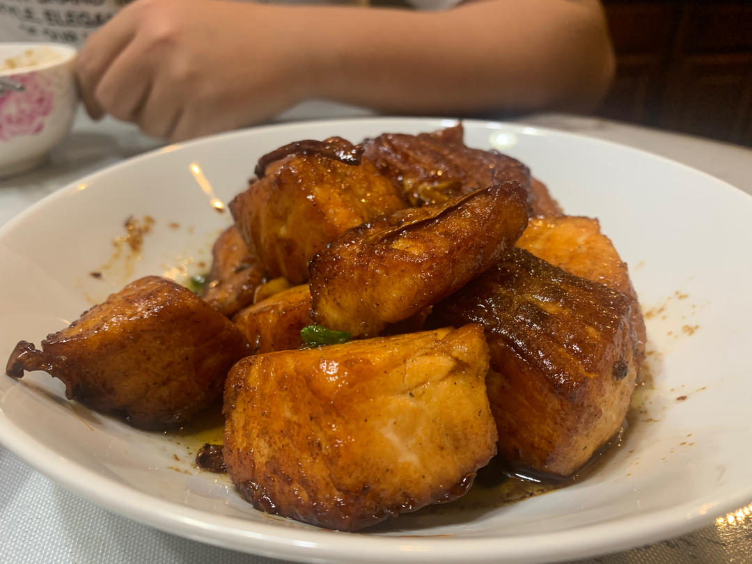超下饭的姜葱三文鱼