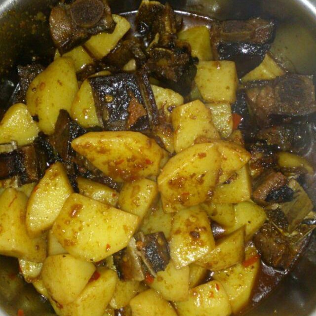 红烧土豆排骨&肉