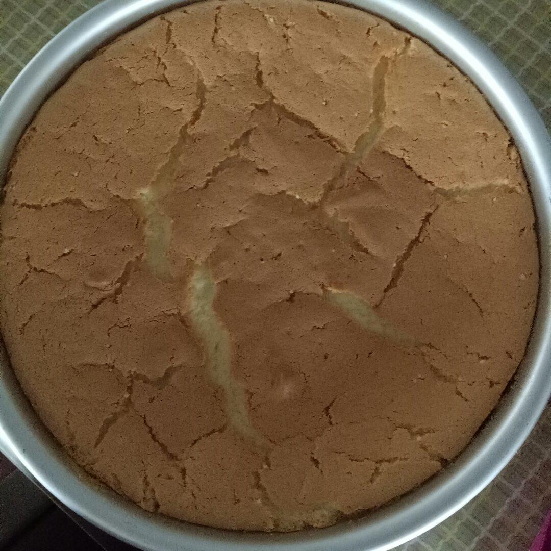 超好记八寸戚风蛋糕（后蛋法）