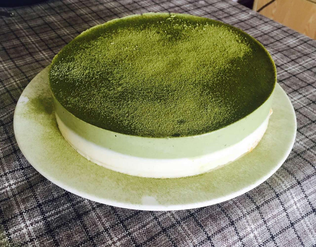 抹茶双享慕斯