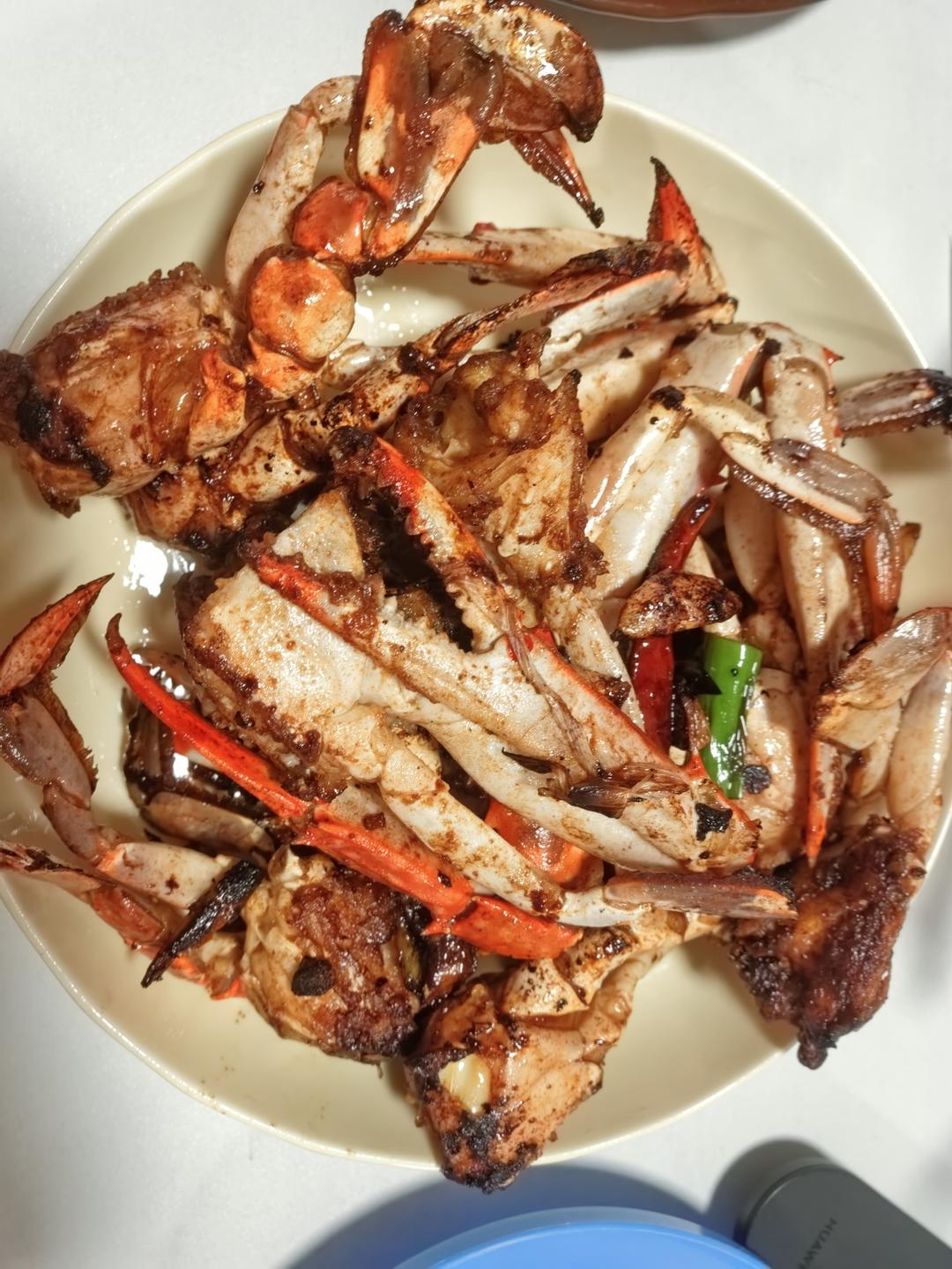 香爆梭子蟹