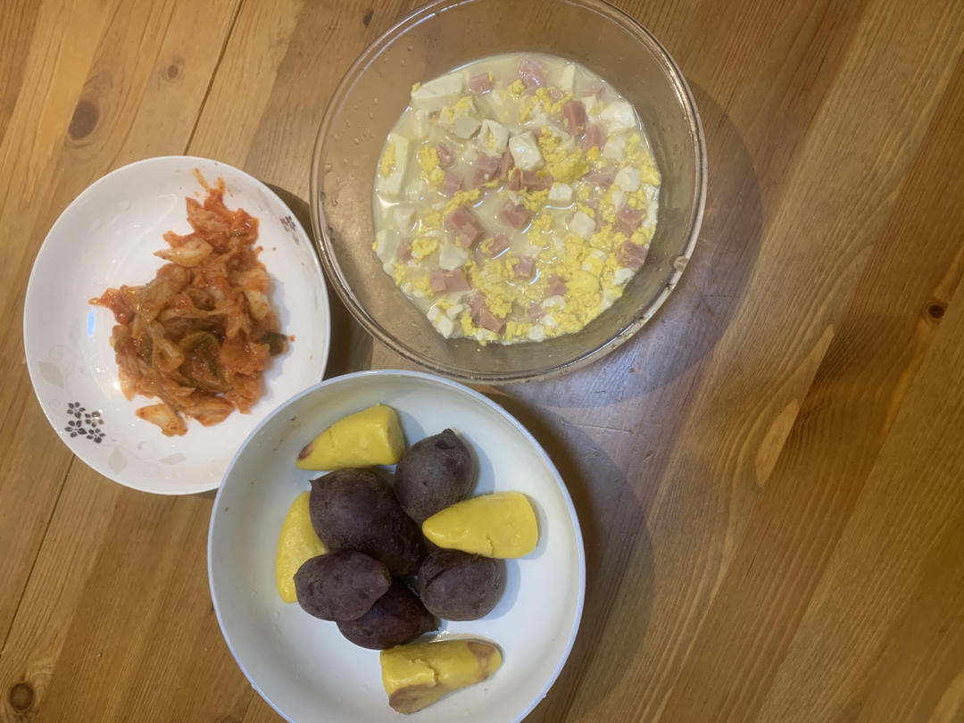 减脂餐｜鸡蛋火腿豆腐羹，清淡爽口‼️