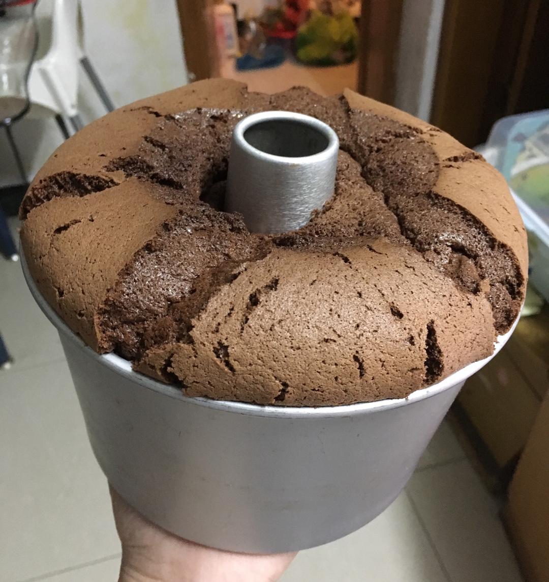 不消泡的巧克力戚风