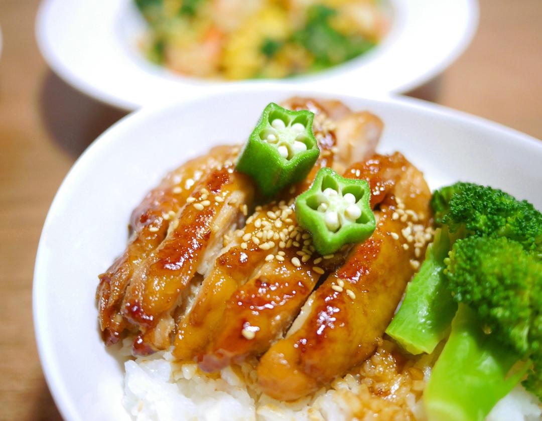 照烧鸡腿饭