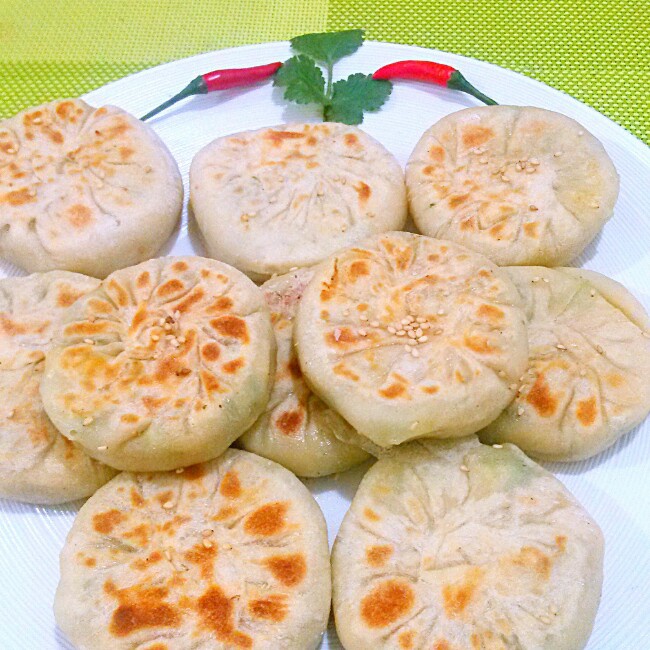 白菜豆腐水煎包