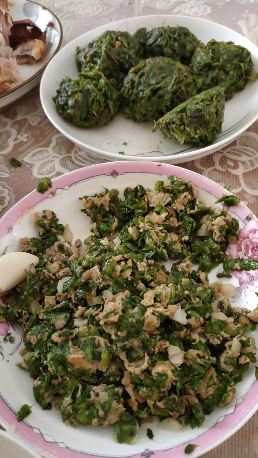 榆钱馍馍（松软分层版）榆钱窝头