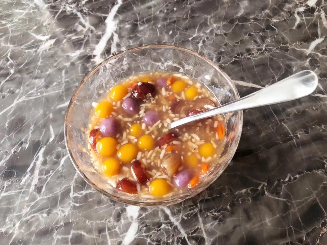 酒酿南瓜小汤圆