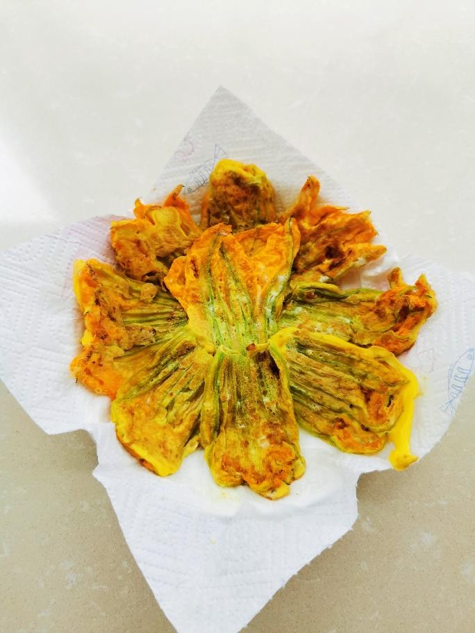 香煎南瓜花的做法