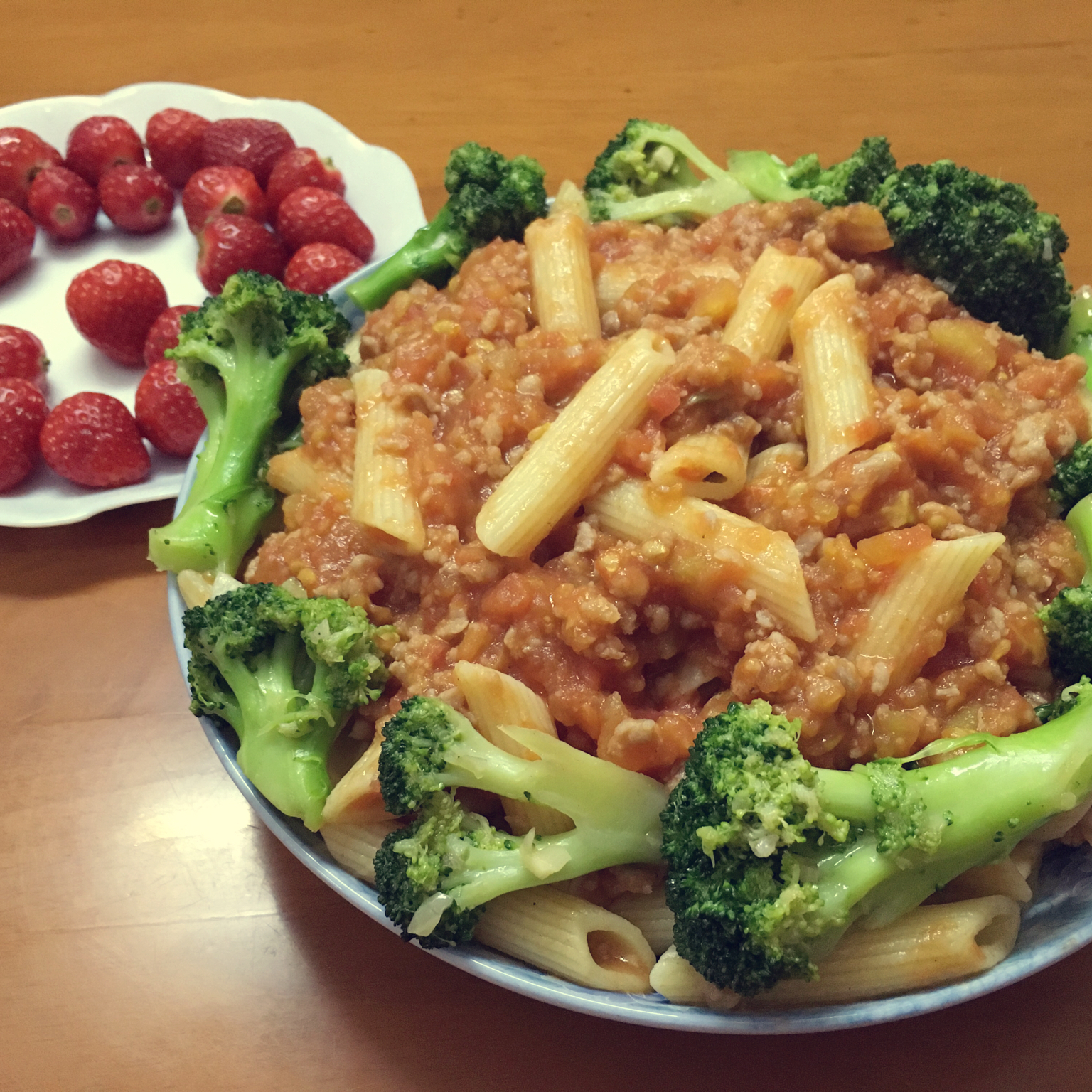 番茄肉酱意大利通心面