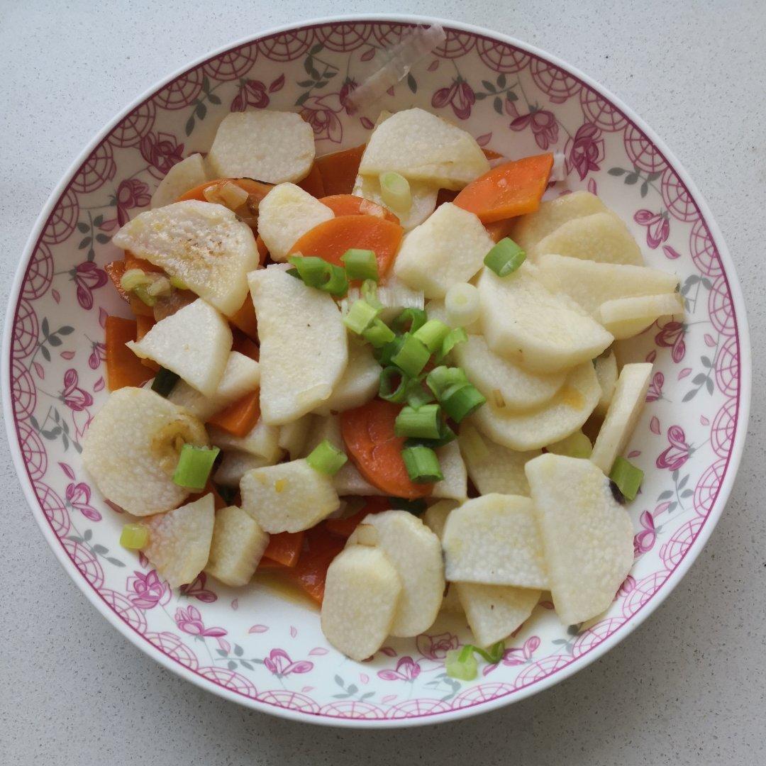 家常菜 老丁的私房菜-清炒山药 春雨1224做的老丁的私房菜-清炒山药