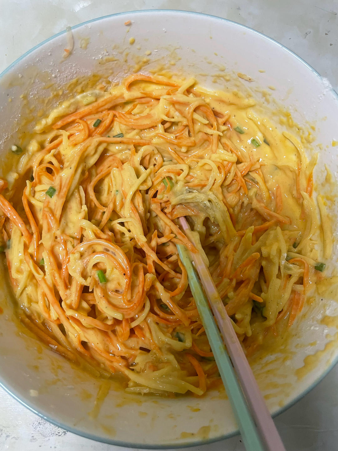 土豆饼(土豆胡萝卜丝饼)