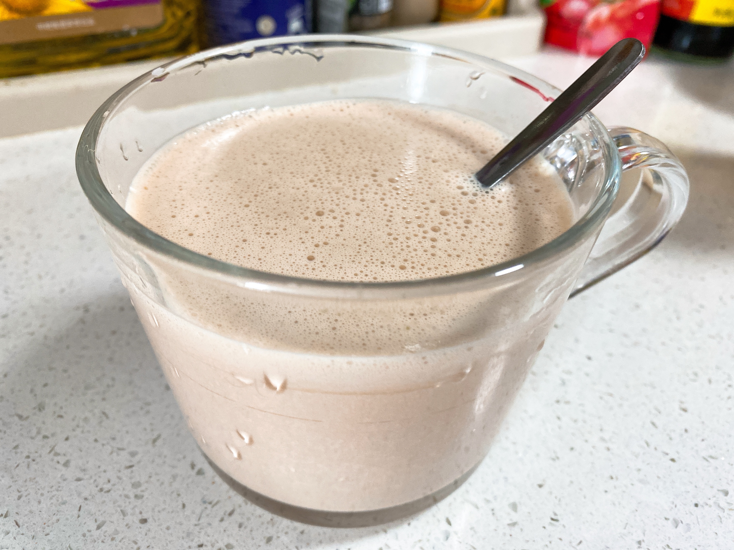 巧克力牛奶内脂豆腐奶昔的做法 步骤3