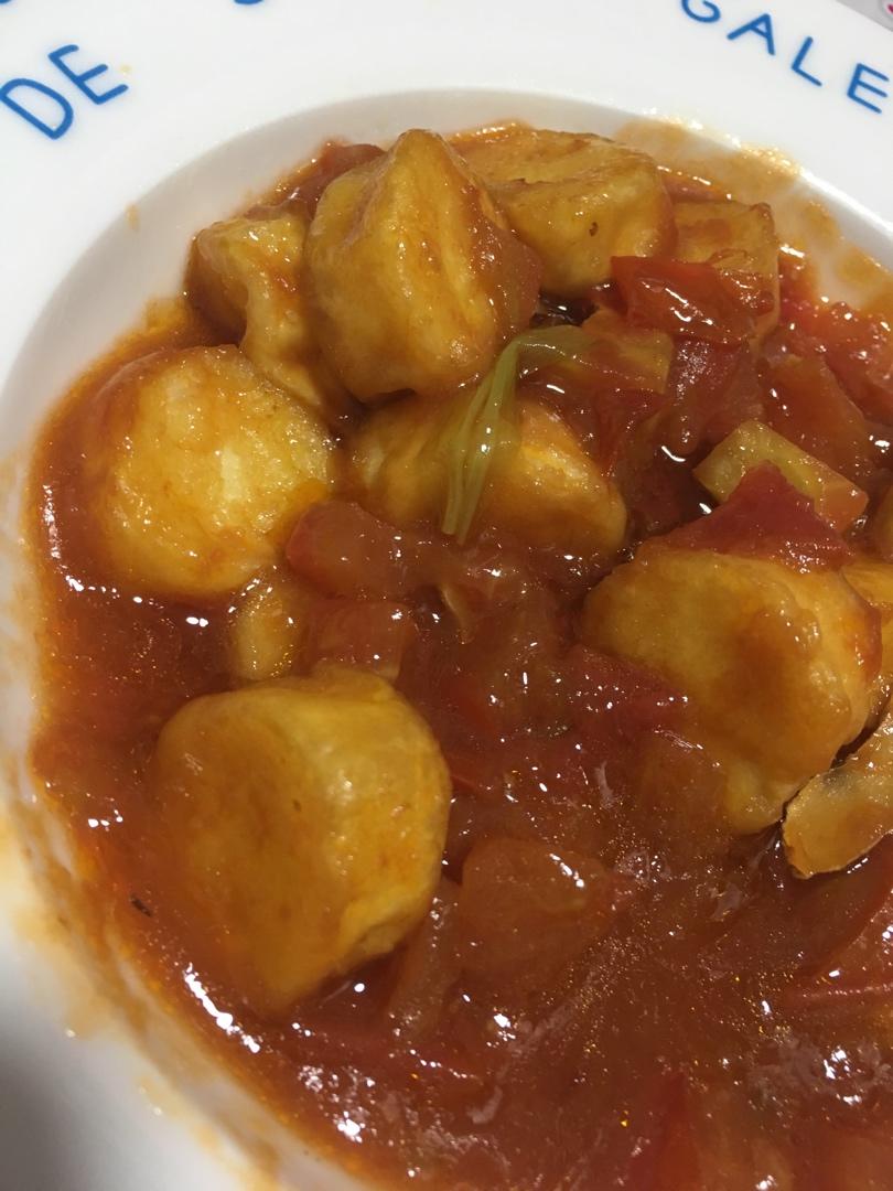 脆皮茄汁日本豆腐