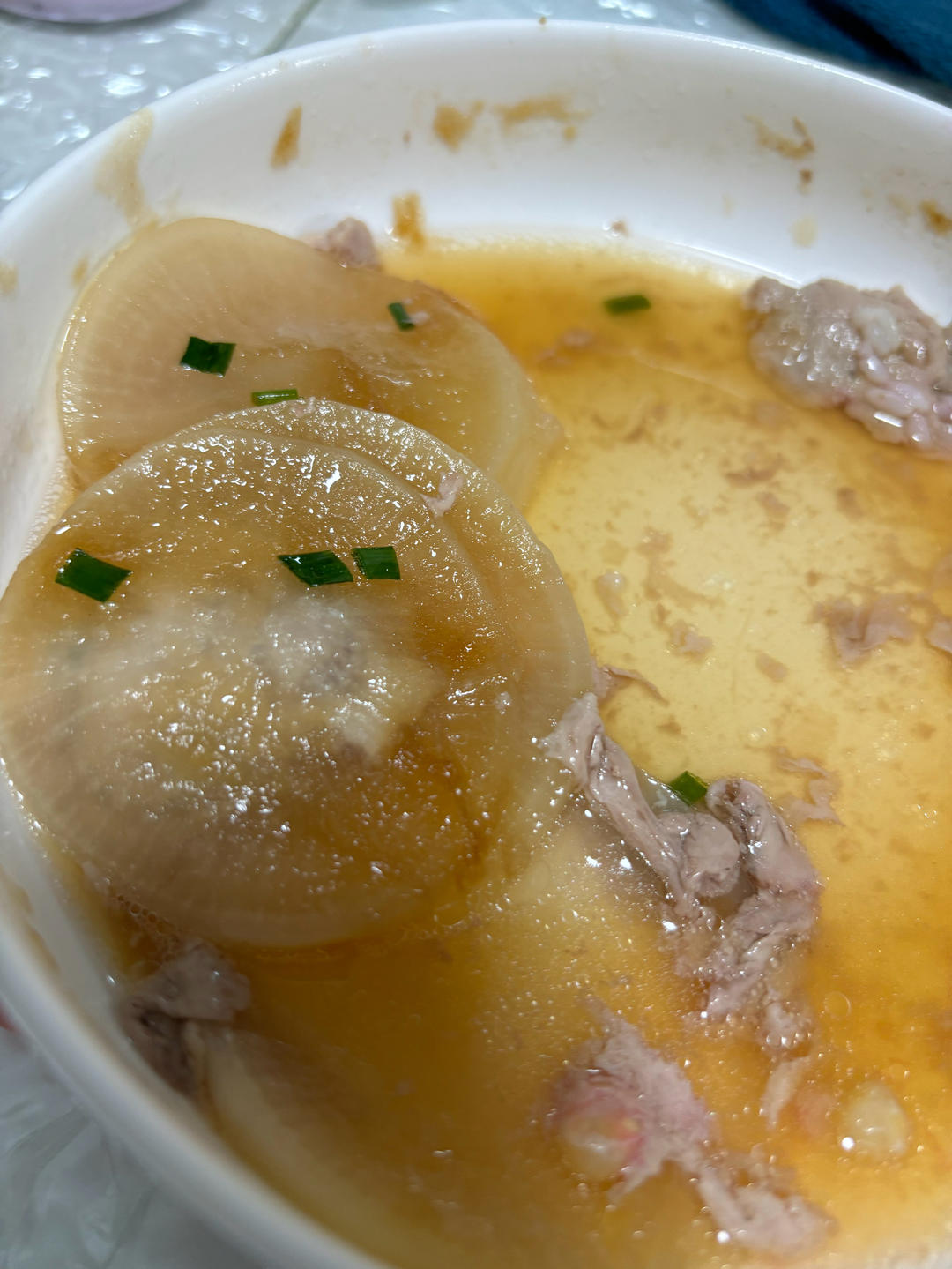 萝卜蒸肉
