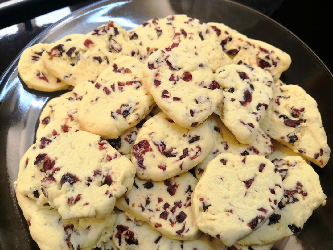 低糖少油版蔓越莓饼干