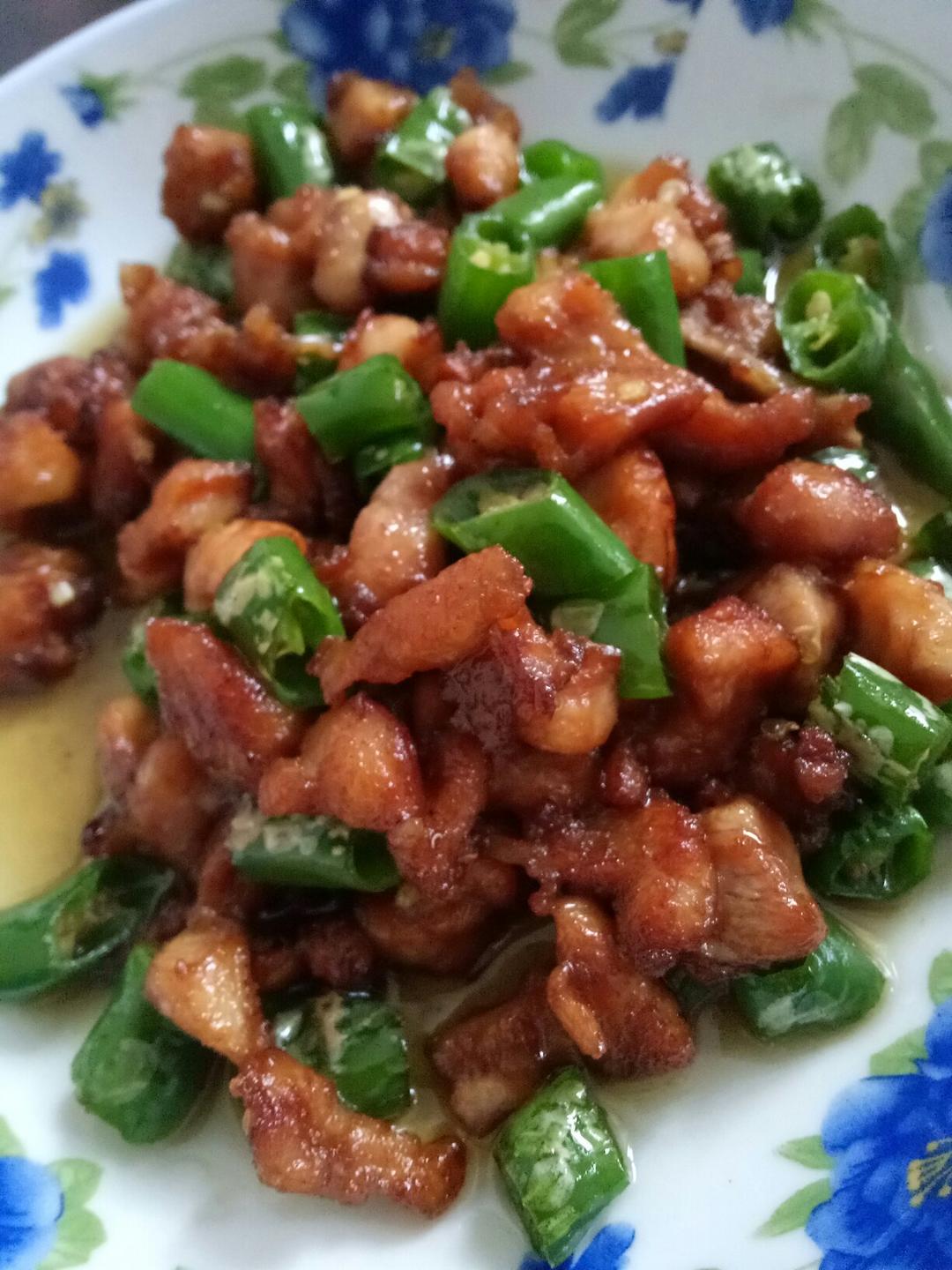 我们都是坏孩子lds做的青椒炒鸡腿肉(大厨级别)