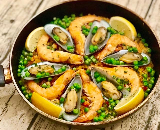 Paella -西班牙海鲜饭的做法