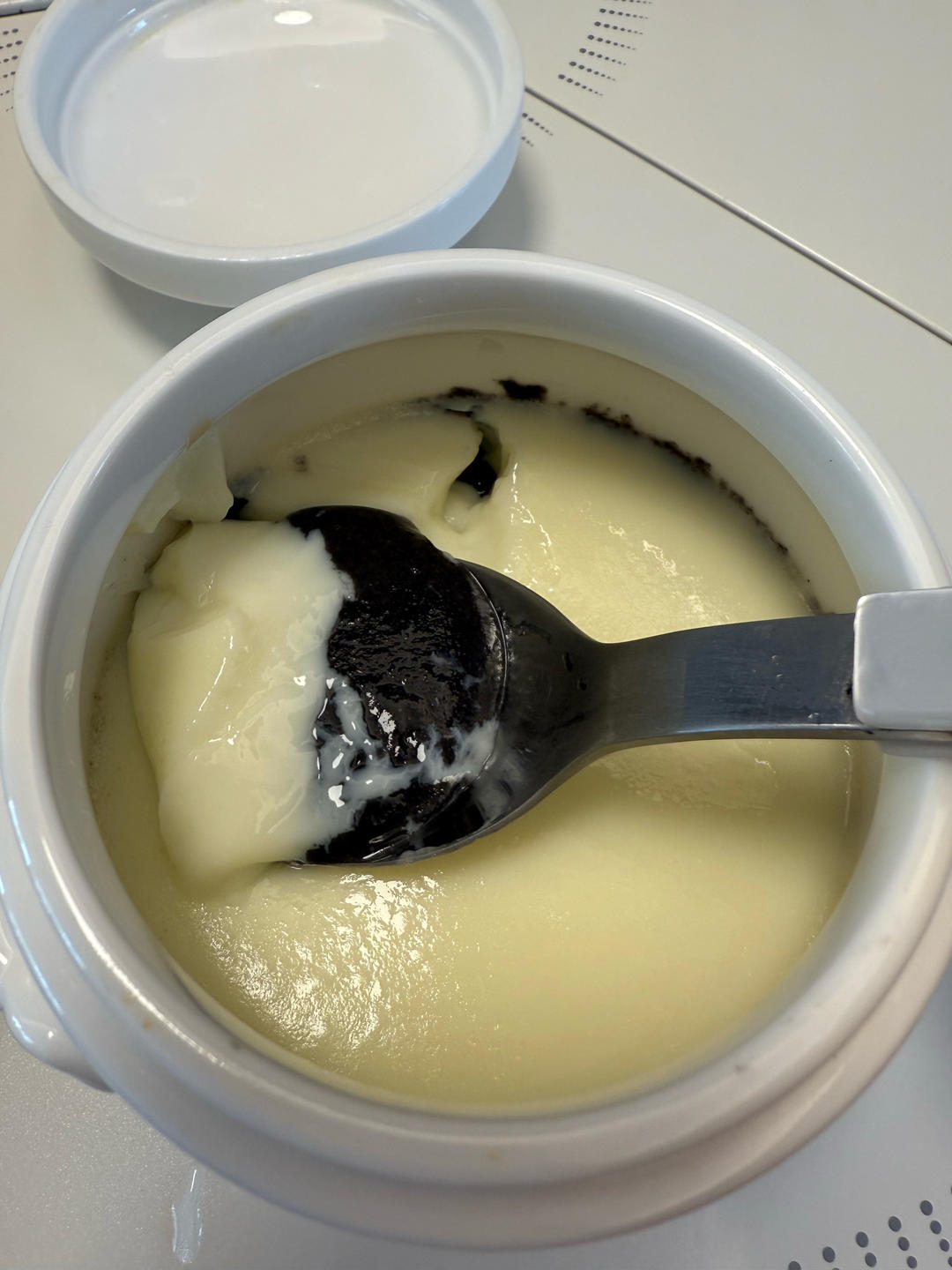 中式甜品🍰“黑芝麻糊炖奶”