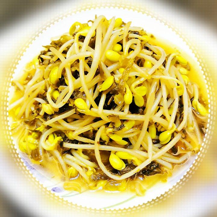 素炒黄豆芽