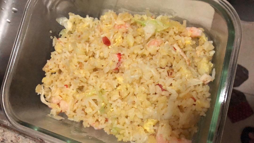 黄金虾仁炒饭
