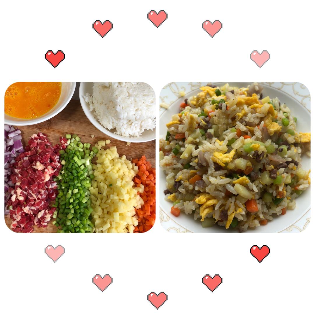 高颜值又营养美味的蛋炒饭