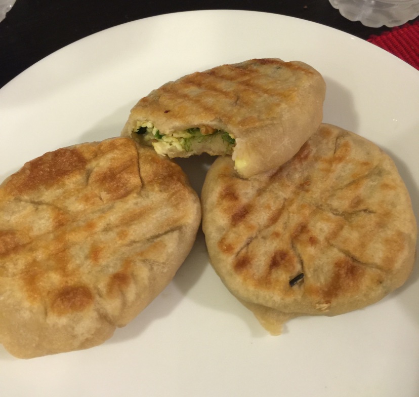 韭菜鸡蛋馅饼