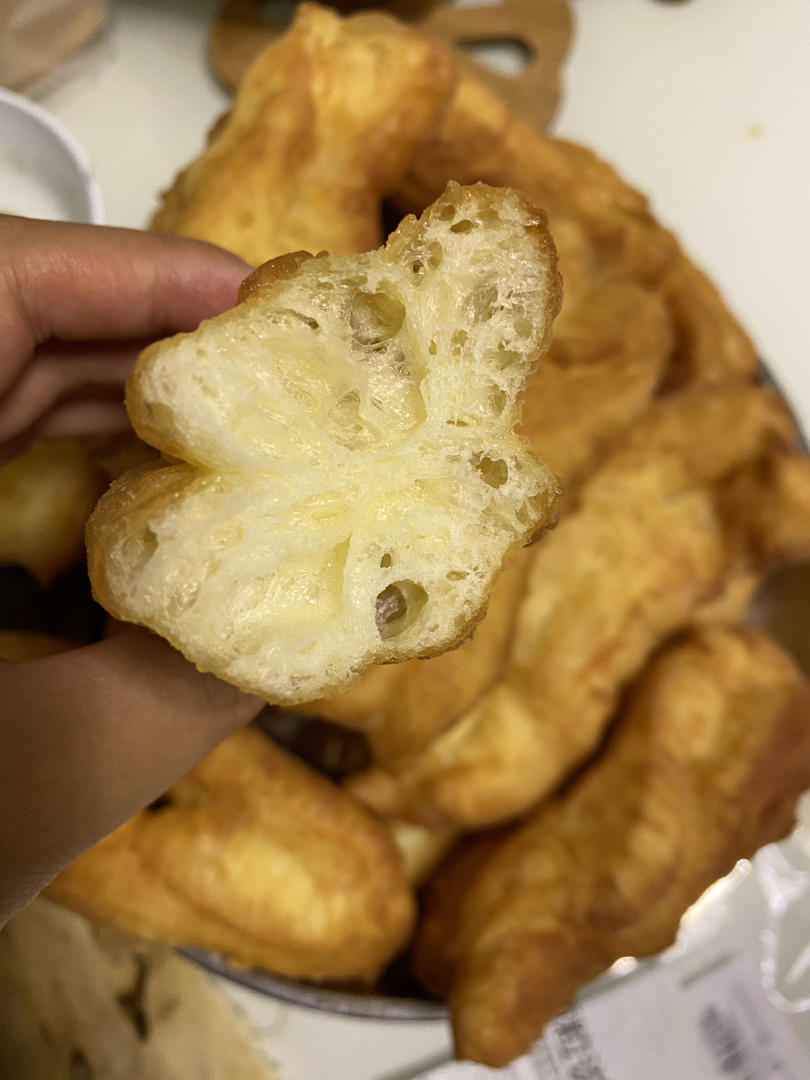 快手早餐～自制油条（酵母版，不含泡打粉、膨松剂）