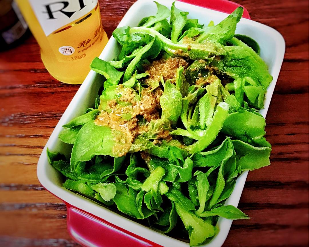 凉拌冰草的做法