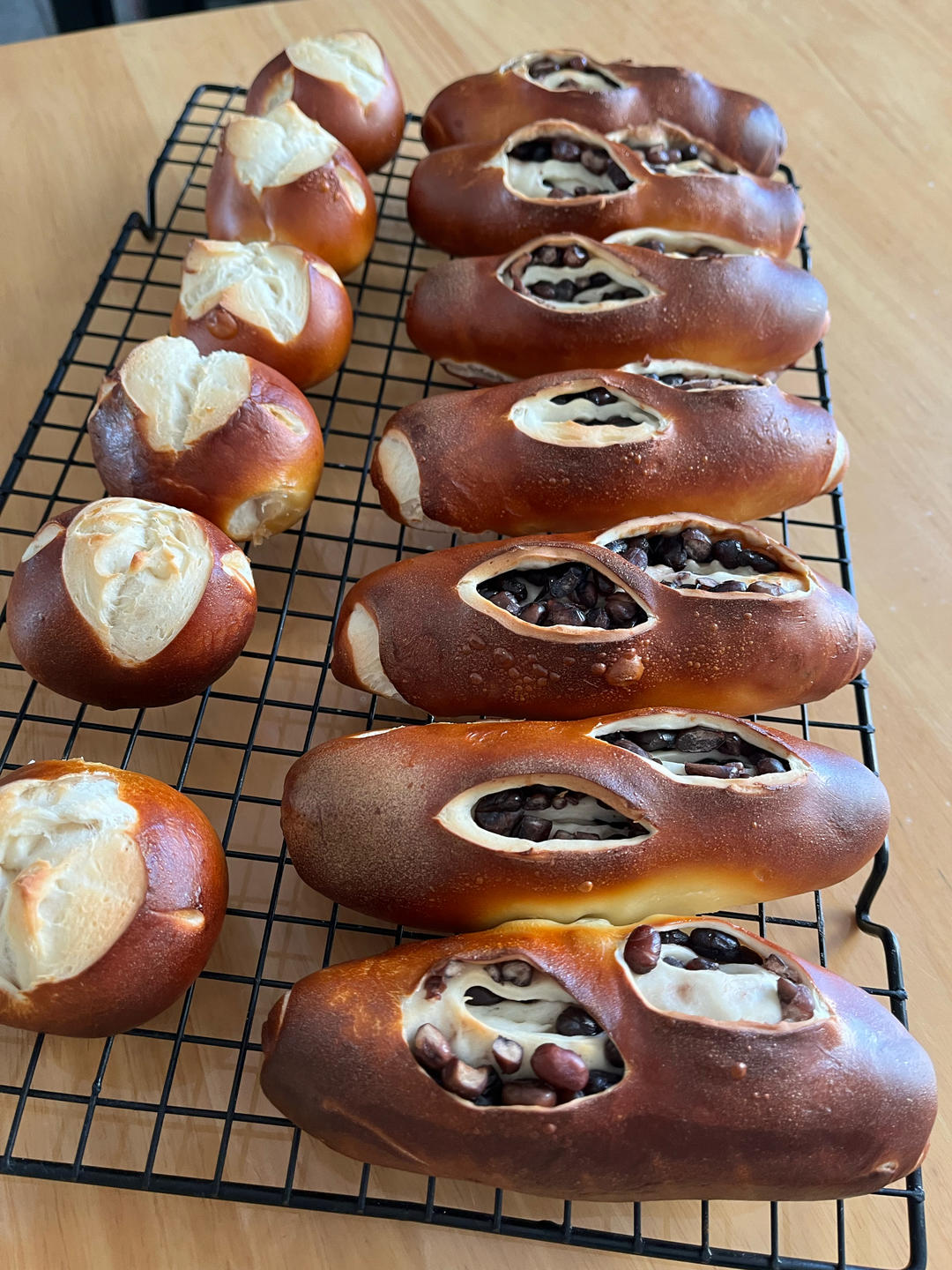 柔软低脂红豆碱水棒，自制红豆馅太好吃了！