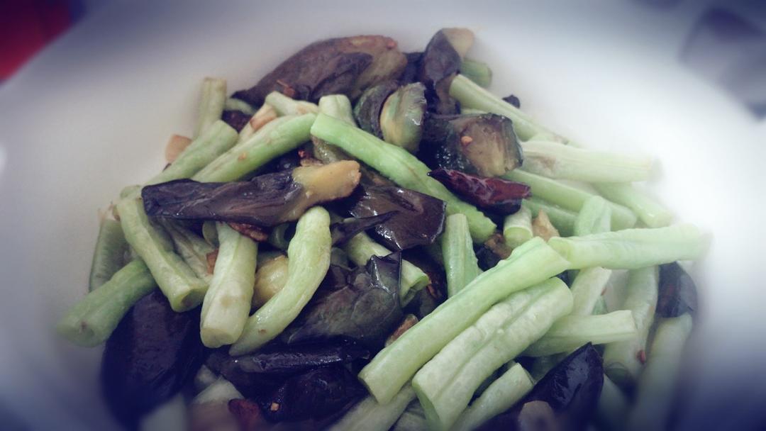 简易版豆角烧茄子🍆