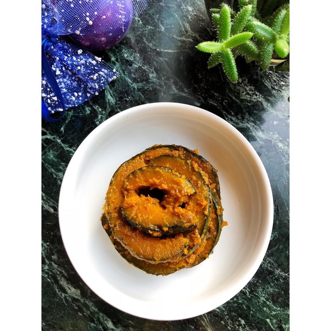 简单速成的蛋黄焗南瓜🎃