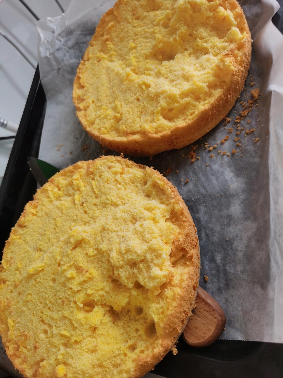 普通面粉做松软戚风蛋糕