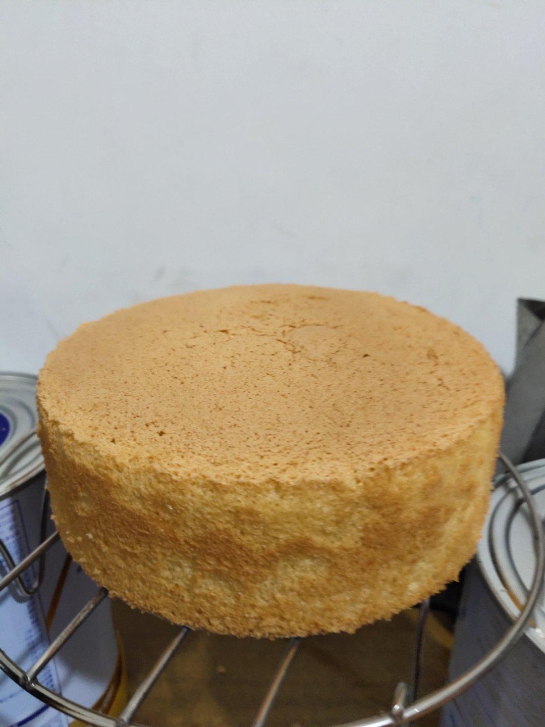 6寸戚风蛋糕（2蛋）